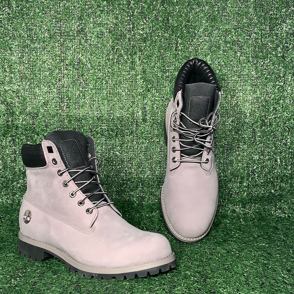 Timberland men’s 6inch heritage boot mid grey - Picture 3 of 3